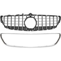 MERCEDES CLS-Class C218 15-17 Svart/Krom Panamericana Sportgrill AMG/GT-Look (med ADAS) DIEDERICHS